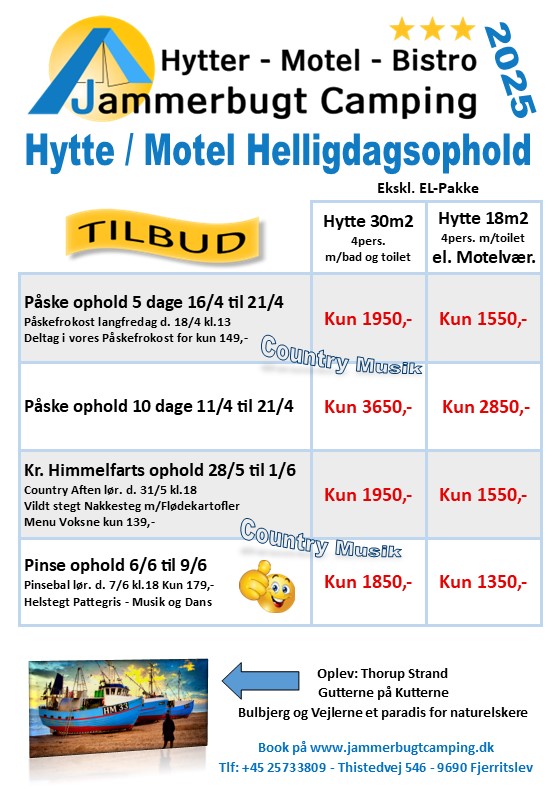 Hytte / Motel Helligdags Tilbud